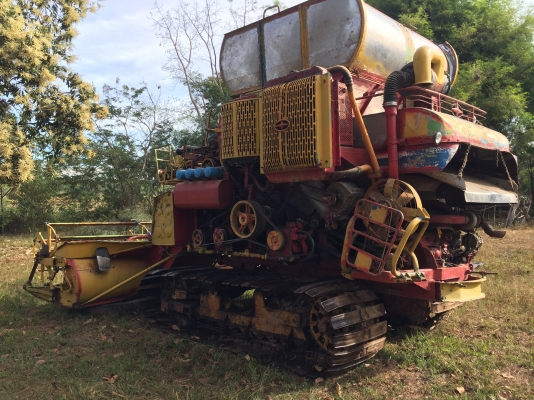 ศักพัฒนา อุ้ม3ตัน เครื่อง6KL1เทอโบ ปั้มคู่ ตัวเดิน12HT โรลเลอร10ลูกก พร้อมเกี่ยวนาทำเงิน