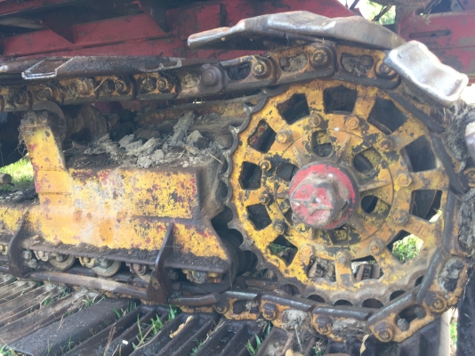 ศักพัฒนา อุ้ม3ตัน เครื่อง6KL1เทอโบ ปั้มคู่ ตัวเดิน12HT โรลเลอร10ลูกก พร้อมเกี่ยวนาทำเงิน