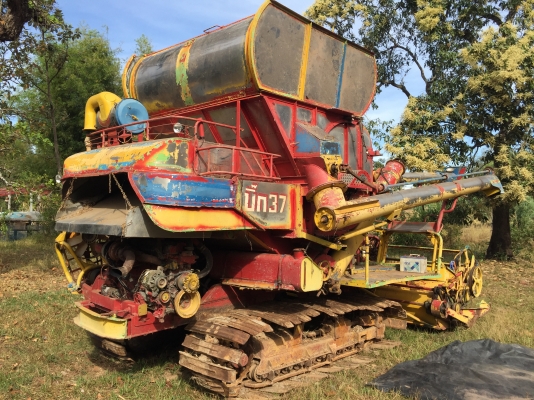 ศักพัฒนา อุ้ม3ตัน เครื่อง6KL1เทอโบ ปั้มคู่ ตัวเดิน12HT โรลเลอร10ลูกก พร้อมเกี่ยวนาทำเงิน