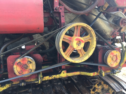 ศักพัฒนา อุ้ม3ตัน เครื่อง6KL1เทอโบ ปั้มคู่ ตัวเดิน12HT โรลเลอร10ลูกก พร้อมเกี่ยวนาทำเงิน