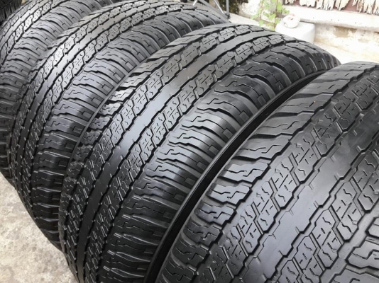 ยางรถยนต์มือสอง YOKOHAMA รุ่น GEOLANDAR A/T *265 65R17* ปี2016 สภาพสวย ดอกเยอะใช้อีกยาวๆไม่แพง ยางรถยนต์มือสอง YOKOHAMA รุ่น GEOLANDAR A/T *265 65R17* ปี2016 สภาพสวย ดอกเยอะใช้อีกยาวๆไม่แพง