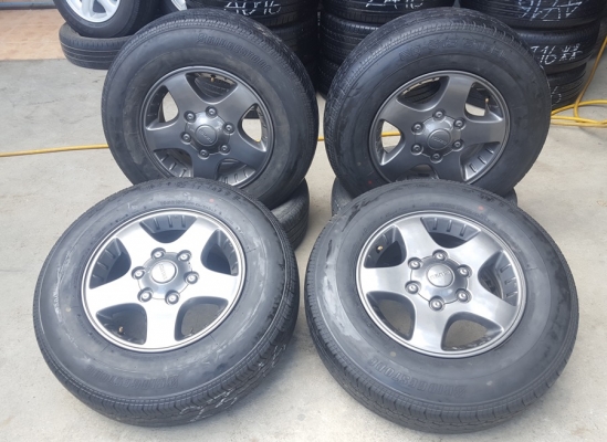 ขายล้อISUZU ขอบ15 ยาง195R15 ปี 16  4 ล้อ