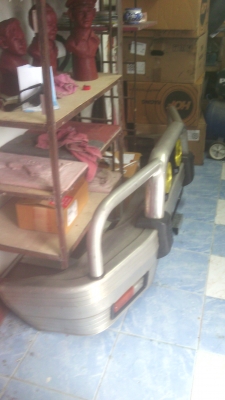 ขายกันชนอลูมิเนียมใส่สตาด้าหรือแปลงใส่ไทเกอร์5,500.-ส่งได้ทั่วไทย