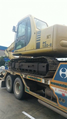 ขายแบ็คโค PC120-6KOMATSU ช่วงล่างเต็มเอกสารอินวอยซ์ บูมสวยเครื่องเดิม ปั๊มแห้งพร้อมลุยงาน