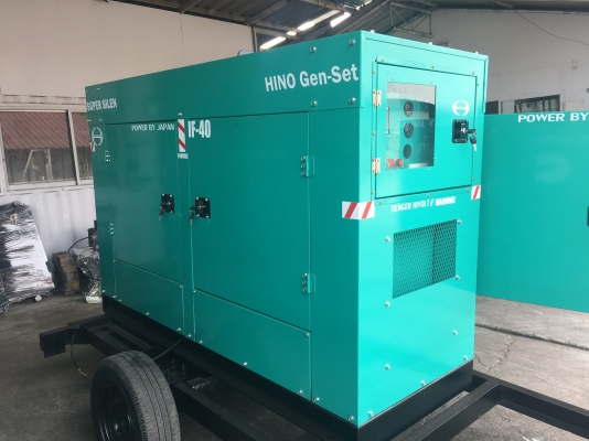 เครื่องปั่นไฟ hino พร้อมใช้งาน รับประกัน 6 เดือน