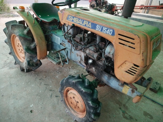 ขายรถไถนั่งขับ shibaura 15 แรง 4wd