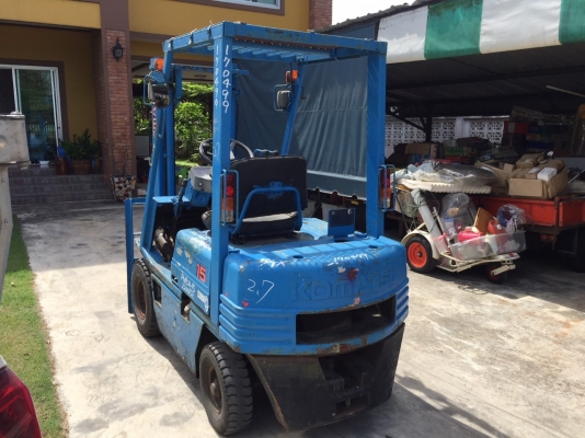 ขายรถโฟล์กลิฟท์ KOMATSU FG15H-15 เก่าญี่ปุ่น