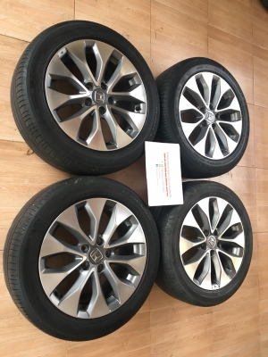 ขายล้อแม็กซ์ Honda Accord G9 ขอบ 17 พร้อมยางมิชเชอร์ลิน 225/50/17 ปี 13