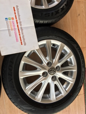 ล้อแม็กซ์ Vios 12 ก้าน สีบรอนเงินล้อแม็กซ์มีรอยเบียดมา ทำสีมาใหม่แล้ว