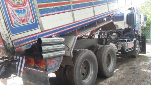 ขาย HINO 380 พ่วงแม่ลูก กระบะเนียมดั๊ม รถปี 55