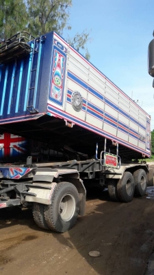 ขาย HINO 380 พ่วงแม่ลูก กระบะเนียมดั๊ม รถปี 55