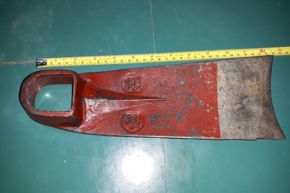 ขายจอบหงอนโบราณงานญี่ปุ่น Made in Japan.