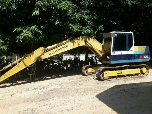 ขายรถขุดแบ็คโค KOMATSU120-5ไฟฟ้าครบ เอกสารอินวอยซ์ สภาพพร้อมใช้ บูมสวย