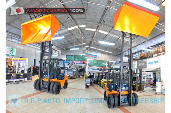 ขายรถโฟล์คลิฟท์มือสอง TOYOTA รุ่น 7FDJ30-23691 นำเข้าจากประเทศญี่ปุ่น 100\% ไม่เคยใช้งานในไทย