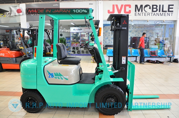 ขายรถโฟล์คลิฟท์มือสอง MITSUBISHI รุ่น FG20-04330 นำเข้าจากประเทศญี่ปุ่น 100\% ไม่เคยใช้งานในไทย ขายรถโฟล์คลิฟท์มือสอง MITSUBISHI รุ่น FG20-04330 นำเข้าจากประเทศญี่ปุ่น 100\% ไม่เคยใช้งานในไทย