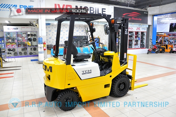 ขายรถโฟล์คลิฟท์มือสอง TCM รุ่น FG14N16S-12105355 นำเข้าจากประเทศญี่ปุ่น 100\% ไม่เคยใช้งานในไทย
