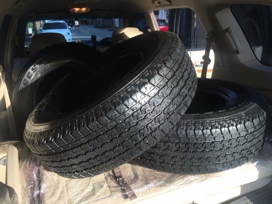 ยาง Bridgestone 245 70 16 ปลายปี16 ดอกเต็ม เนื้อนิ่มๆ ใช้ยาว ราคาไม่แพง
