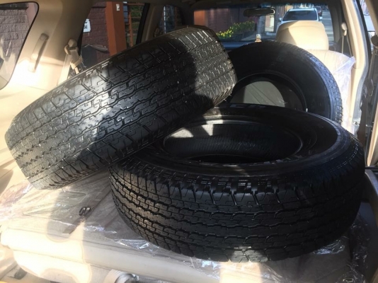 ยาง Bridgestone 245 70 16 ปลายปี16 ดอกเต็ม เนื้อนิ่มๆ ใช้ยาว ราคาไม่แพง
