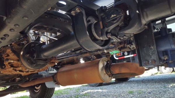 Hino FM8J เครื่อง 251 แรง สองเพลากระบะดัมพ์ ไมล์ 40,xxx ทะเบียนพร้อม