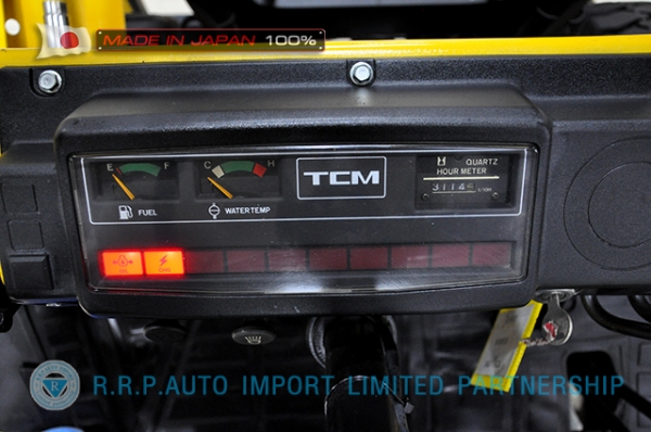 ขายรถโฟล์คลิฟท์มือสอง TCM รุ่น FG14N16S-12105355 นำเข้าจากประเทศญี่ปุ่น 100\% ไม่เคยใช้งานในไทย