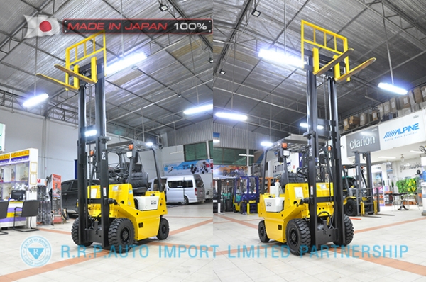 ขายรถโฟล์คลิฟท์มือสอง TCM รุ่น FG14N16S-12105355 นำเข้าจากประเทศญี่ปุ่น 100\% ไม่เคยใช้งานในไทย