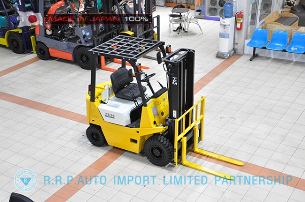 ขายรถโฟล์คลิฟท์มือสอง TCM รุ่น FG14N16S-12105355 นำเข้าจากประเทศญี่ปุ่น 100\% ไม่เคยใช้งานในไทย