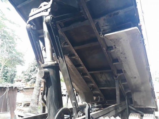 Hino เครื่อง 344 แรง ปี 55 แม่เดี่ยวกระบะดัมพ์มิเนียม มีลำโพงลากลูก พร้อมใช้งาน