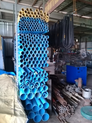 ท่อPVCและปั้มน้ำขนาด10แรง3เฟสสภาพใหม่