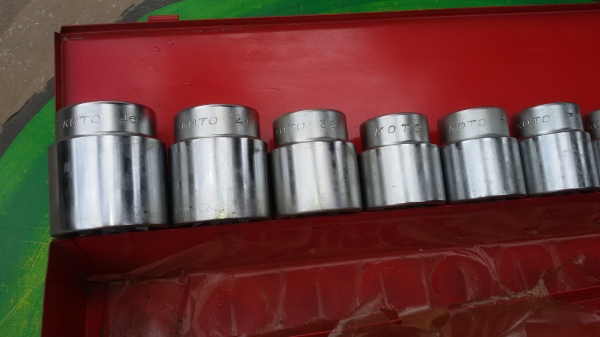 ชุดบล็อก 6 หุล KOTO made  in  japen รุ่นเก่า 40 กว่าปี