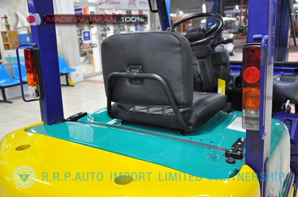 ขายรถโฟล์คลิฟท์มือสอง KOMATSU รุ่น FD15C-16-619696 นำเข้าจากประเทศญี่ปุ่น 100\% ไม่เคยใช้งานในไทย