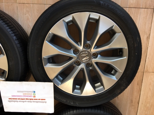 แม็กซ์ Honda Accord G9 ขอบ 17 พร้อมยางมิชเชอร์ลิน 225/50/17 ปี 13