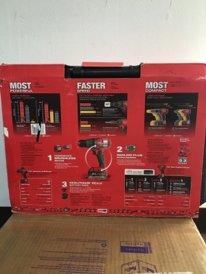 ชุดสว่านไร้สาย Milwaukee 2897-22 ปี2017ออกแบบกล่องใหม่เล็กกว่าเดิม มีสว่านกระแทกและสว่านไขควง ชุดสว่านไร้สาย Milwaukee 2897-22 ปี2017ออกแบบกล่องใหม่เล็กกว่าเดิม มีสว่านกระแทกและสว่านไขควง