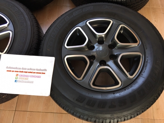 ขายล้อแม็กซ์ Ford 17 พร้อมยางบริดโตน 265/65/17 ปี 14 ดอกยังหนา