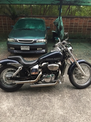 ขายHONDA SHADOW 400CC ใบอินวอยช์พร้อมพรบ. สภาพดี ทุกๆอย่าง ราคา 86,000.-