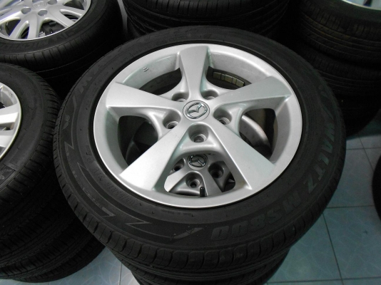 ขายล้อแม็ก mazda 3 ขอบ 16 พร้อมยางปี 12/เทิร์นได้-ใส่ฟรีค่ะ