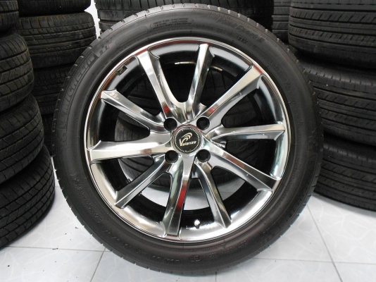 ขายล้อโครม วาเลนซ่า ขอบ16 4/100 พร้อมยางมิชลิน ปี 11/เทิร์นได้-ใส่ฟรีค่ะ