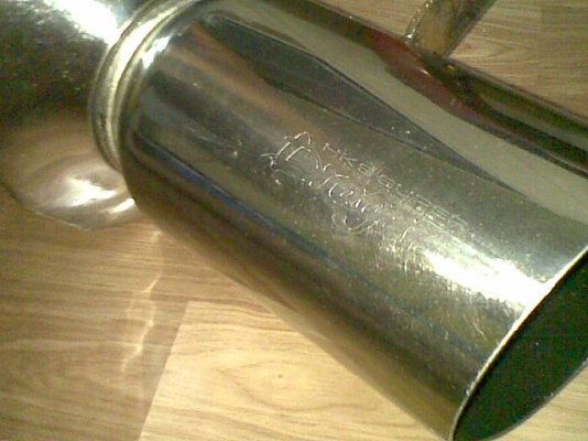 ขายท่อไอเสียแต่ง HKS super JASMA 97-000488  แท้  ไส้ตรงขนาดประมาณ 2.5 นิ้ว  /2000บ โทร0831799040โส