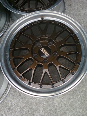 ล้อBBS LMขอบ17 ล้อนอกสองชิ้นหน้า8หลัง9 0806260417