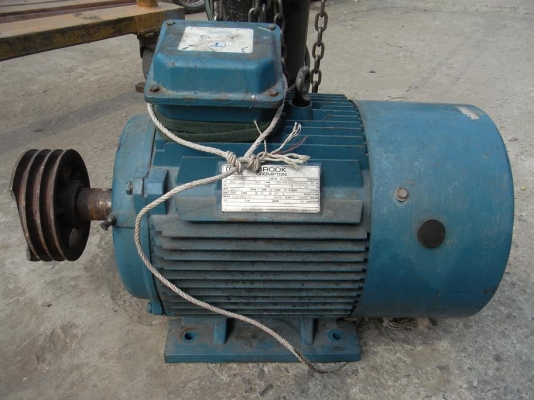 ขายมอเตอร์ Brook 25 HP. 1400 RPM. 380 V สภาพสวยพร้อมใช้งาน