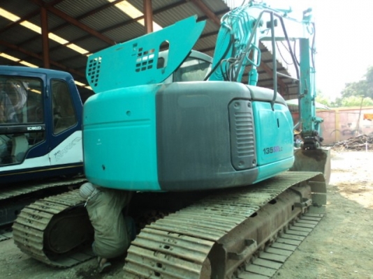 ละอองดาวแทรคเตอร์ ขายรถแบคโฮยี่หัอ KOBELCO SK135 SRLC