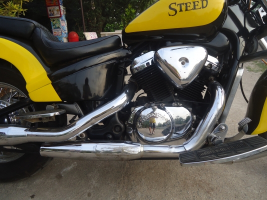 หนุ่ม ปราจีน : ขาย Steed 400 ถังใหญ่ แต่งสวย อินวอย+สรรพสามิต