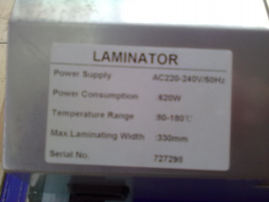 เครื่องเคลือบบัตร GMB A3 ของใหม่ มี2 ตัว เครื่องเคลือบบัตร GMB A3 ของใหม่ มี2 ตัว