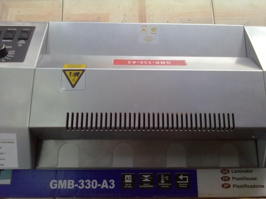 เครื่องเคลือบบัตร GMB A3 ของใหม่ มี2 ตัว เครื่องเคลือบบัตร GMB A3 ของใหม่ มี2 ตัว