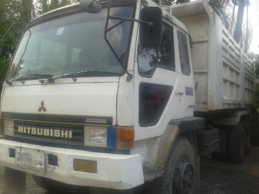 10 ล้อดั้ม 2 เพลา MITSUBISHI FN527M-TD4XXX เครื่อง 6D16 พร้อมใช้