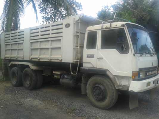 10 ล้อดั้ม 2 เพลา MITSUBISHI FN527M-TD4XXX เครื่อง 6D16 พร้อมใช้