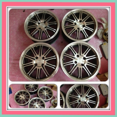 ขายแม็กมือ2 JRD สีดำหน้าเงา ขอบ15 4รู100 ราคา 5200 บาทราคาถูก