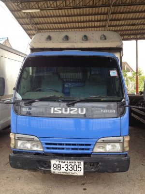 ขายรถบรรทุก 4 ล้อ Isuzu  NKR ปี 47 (รถห้าง) เอกสารพร้อมโอน ภาษีเต็ม