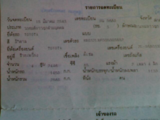 TIGER 2.5 ปี2000 เพาเวอร์ ก.ไฟฟ้า สีเดิมบาง