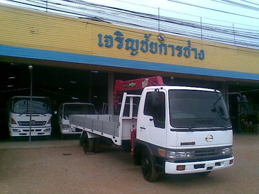 ขายรถ 6 ล้อ ฮีโน่ติดเครน ยูนิค 2.5 ตัน 5ปลอก รถสวย พร้อมทะเบียน พร้อมโอน