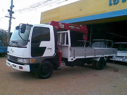 ขายรถ 6 ล้อ ฮีโน่ติดเครน ยูนิค 2.5 ตัน 5ปลอก รถสวย พร้อมทะเบียน พร้อมโอน